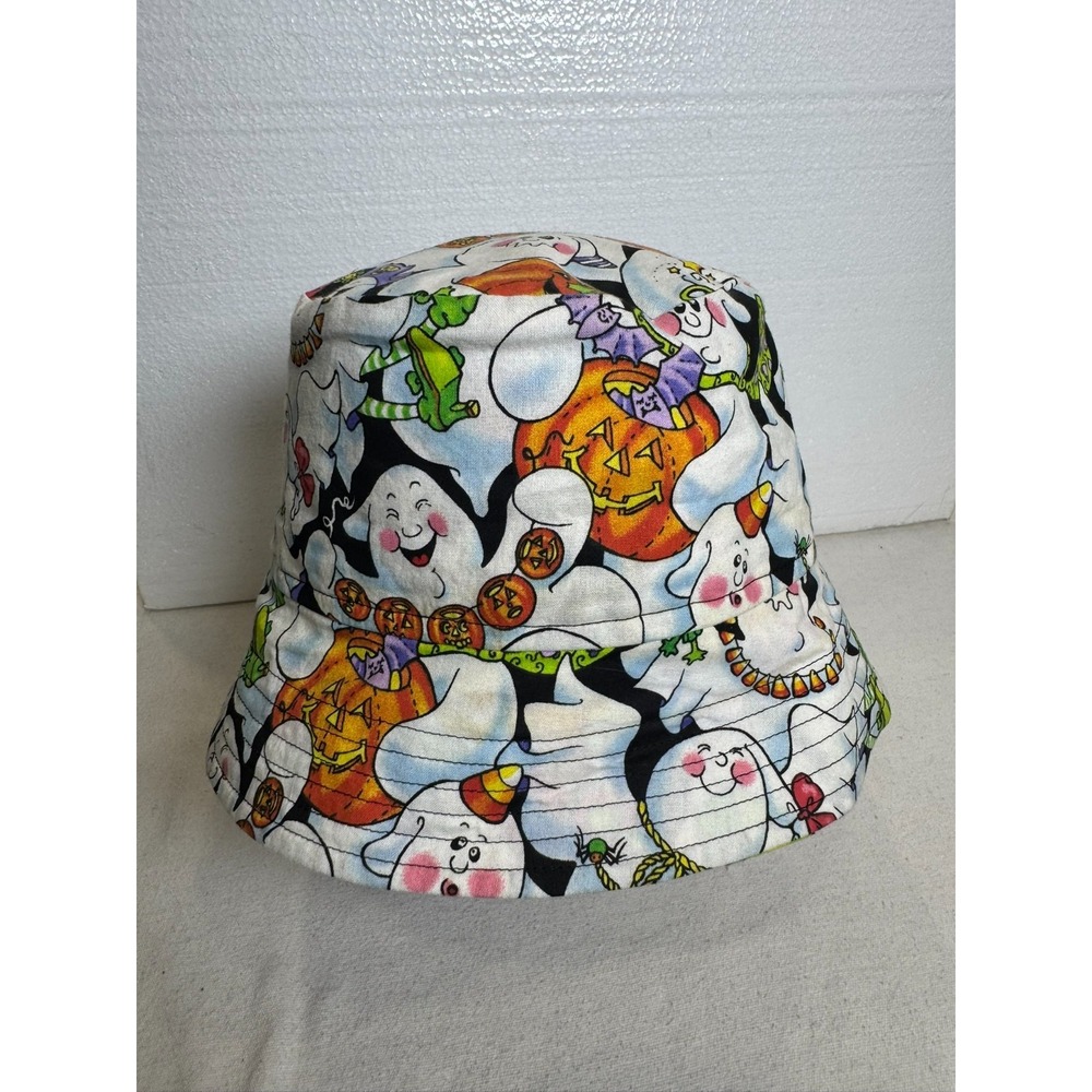 Halloween Fisherman Hat Ghost Bucket Hat Beach Hat Cosplay Funny Cap
